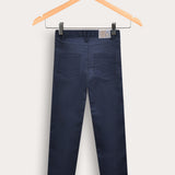 Long fabric pants - Navy