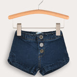 Denim Shorts - Navy