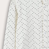 Button-down shirt with Chinese collar - black