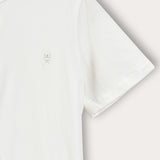 Button-down shirt with Chinese collar - cream