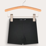 Basic Short Rib Tights - Black