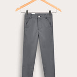 Long textured pants - blue