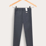 Long textured pants - blue