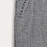 Long textured pants - blue