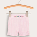 Rivet short tights - pink