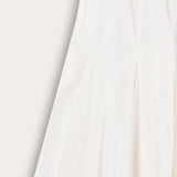 Embellished belted skirt - cream