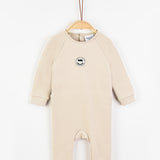 Babygrow overalls with print - stone