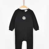 Babygro overalls with print - black