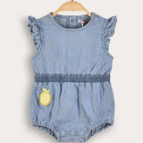 Baby Jeans Overalls - Light Blue