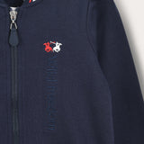 Sporty cardigan - unisex - navy