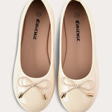 Classic ballerina for girls - leather