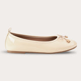 Classic ballerina for girls - leather
