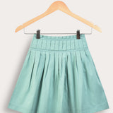 Flared Pleated Skirt - Mint