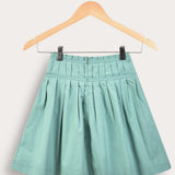 Flared Pleated Skirt - Mint