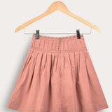 Flared Pleated Skirt - Coral