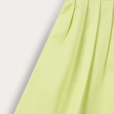 Flared Pleated Skirt - Lime
