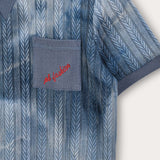 Tie Dye Shirt with Pocket - Blue