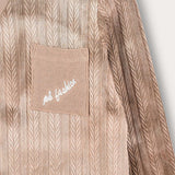 Tie-dye shirt with pocket - beige