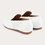 Boys' boat with holes - ivory