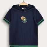 Summer Fruit Short Sleeve Shirt - Navy