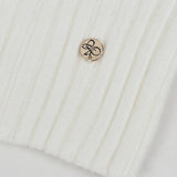 Half turtleneck knit shirt - cream