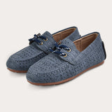 Loafers with laces - jeans