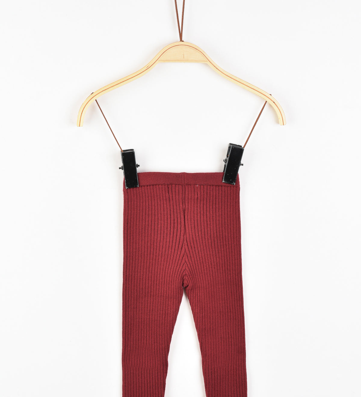 Rib Baby Tights - Bordeaux