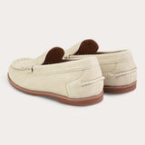 Boat shoes with embroidery - beige