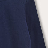 Basic long-sleeved shirt - Navy