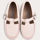 Moccasin shoes with buckle - pink