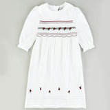 Zipka dress + flowers - white