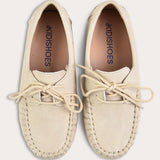 Moccasin with lace - beige