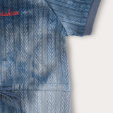Baby overalls with ties - blue