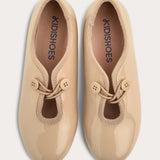 Boys' shoes with button - leather