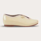 Boys' shoes with button - beige