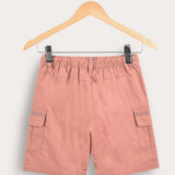 Shorts with pockets - Coral