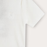 Basic knit shirt - cream