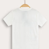 Basic knit shirt - cream