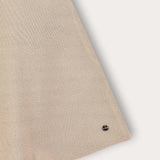 Knit fabric bell skirt - beige