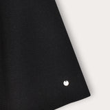 Knit fabric bell skirt - black