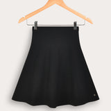 Flared Bell Skirt - Black