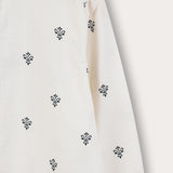 Vintage Motif Button-Down Shirt - Navy