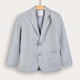 Linen jacket - blue