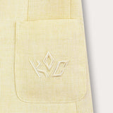 Linen jacket - yellow