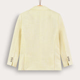 Linen jacket - yellow