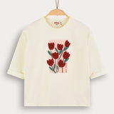 Shirt + Flowers - Red