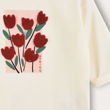 Shirt + Flowers - Red