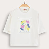 Shirt + flowers - no color