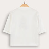 Shirt + flowers - no color