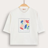 Shirt + Flowers - Blue